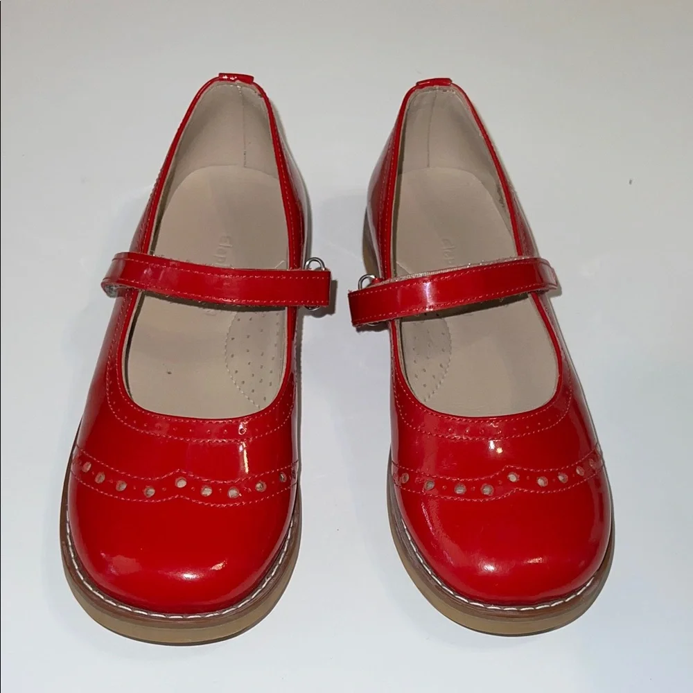 Elephantito Red Patent Mary Jane Dress Shoes for Kids